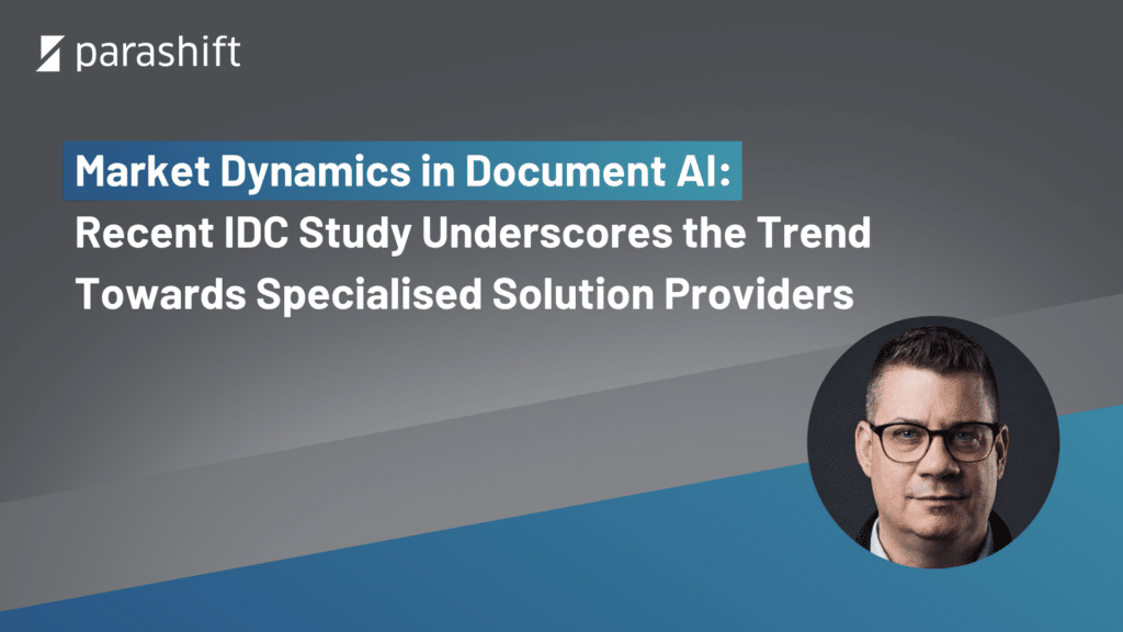 IDC Study Document AI Market Dynamics